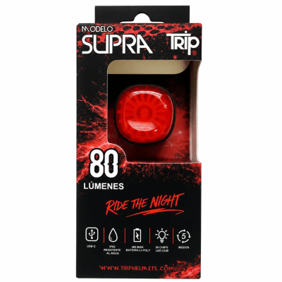 Luz trasera USB Supra 80 Lum2