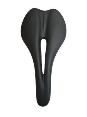 Sillín MTB anti prostático negro liso1