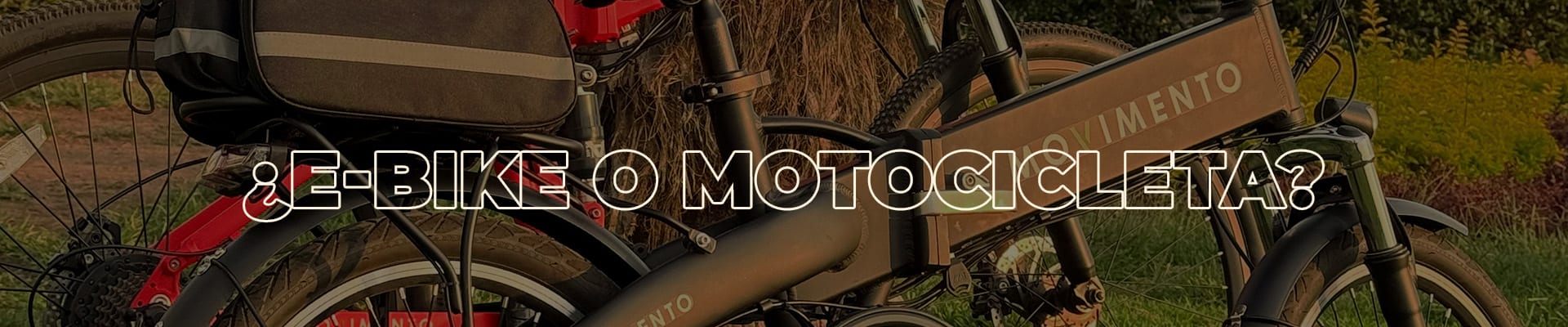 Bicicleta eléctrica o motocicleta