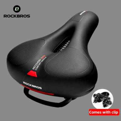 ASIENTO DE BICICLETA ACOLCHADO AQ-6090 ROJO