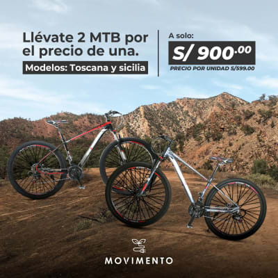 DUO DE MTB BICICLETAS