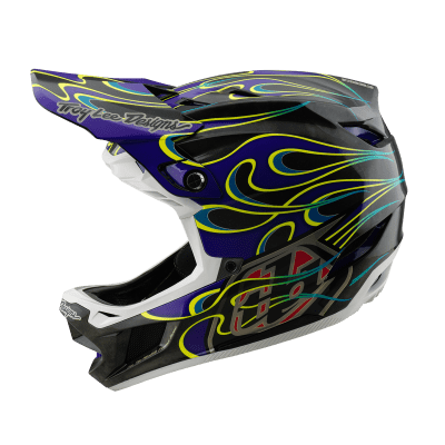 D4 Carbon Helmet Torched Black/Purple