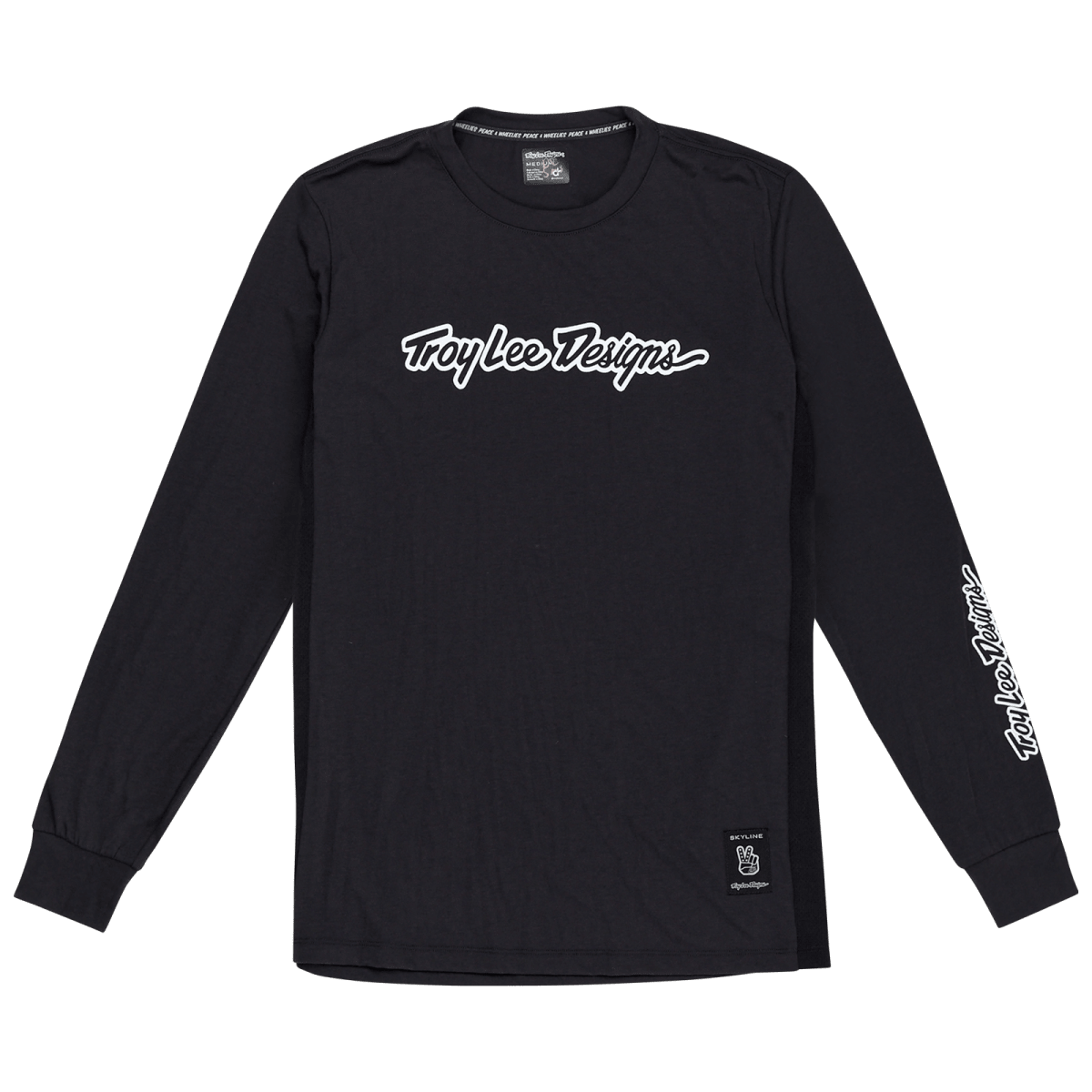 Skyline Long Sleeve Ride Tee Signature Black1
