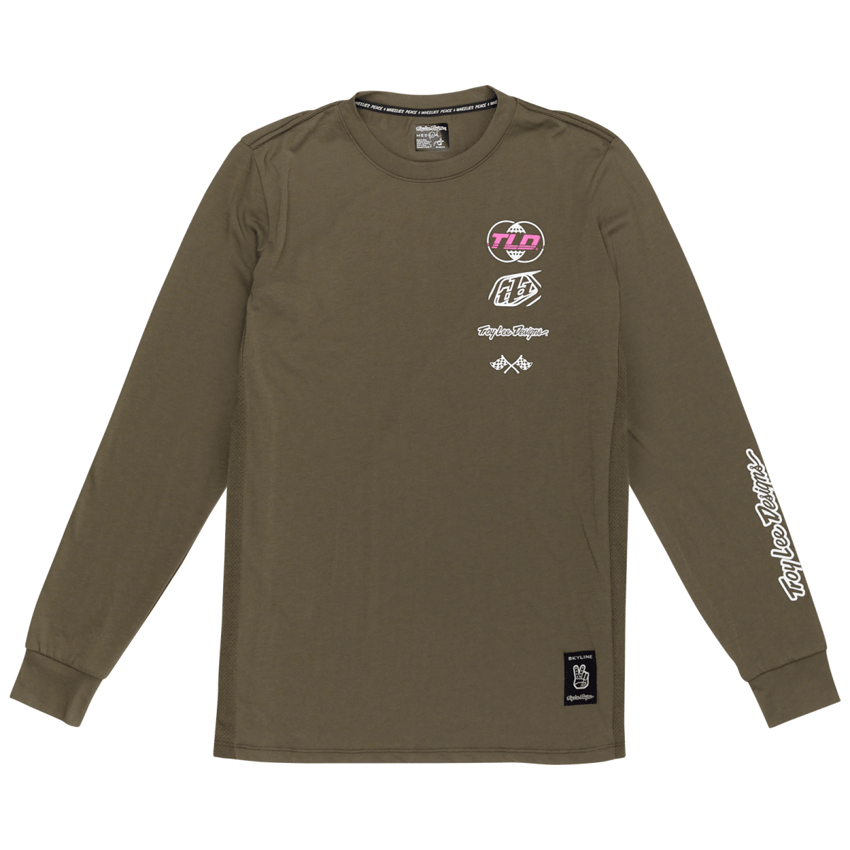 Skyline Long Sleeve Ride Tee Worldwide Caper1