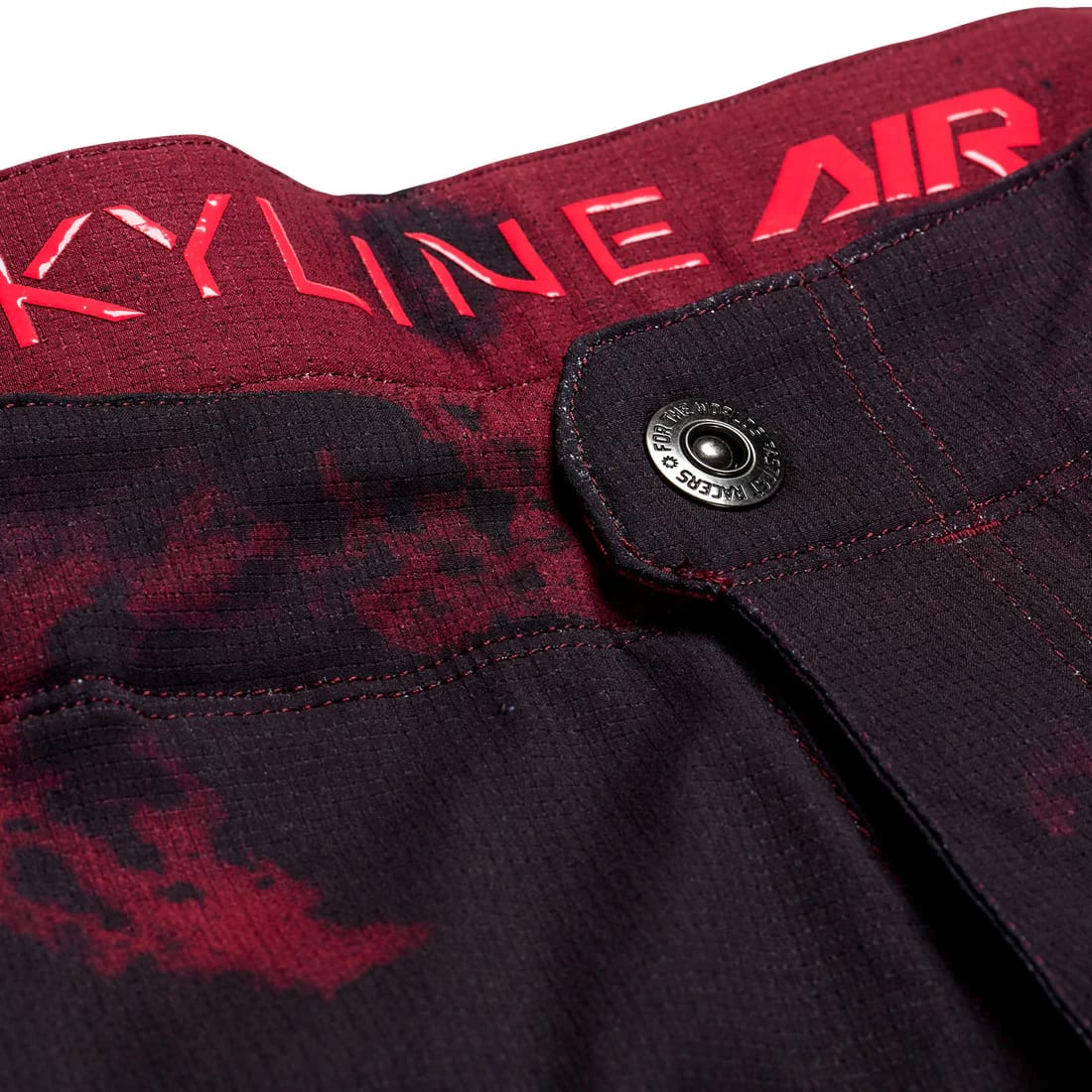 Skyline Air Short W/Liner Flared Oxblood2