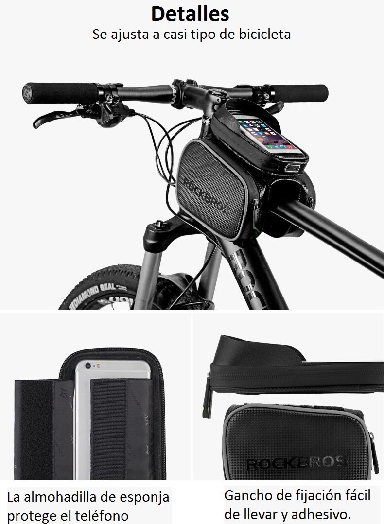 BOLSO 009-42BK IMPERM ROCKBROS2