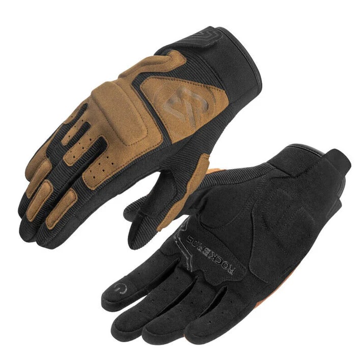 Guantes con Protección RockBros - Marrón2