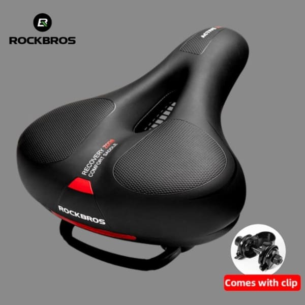 ASIENTO DE BICICLETA ACOLCHADO AQ-6090 ROJO1