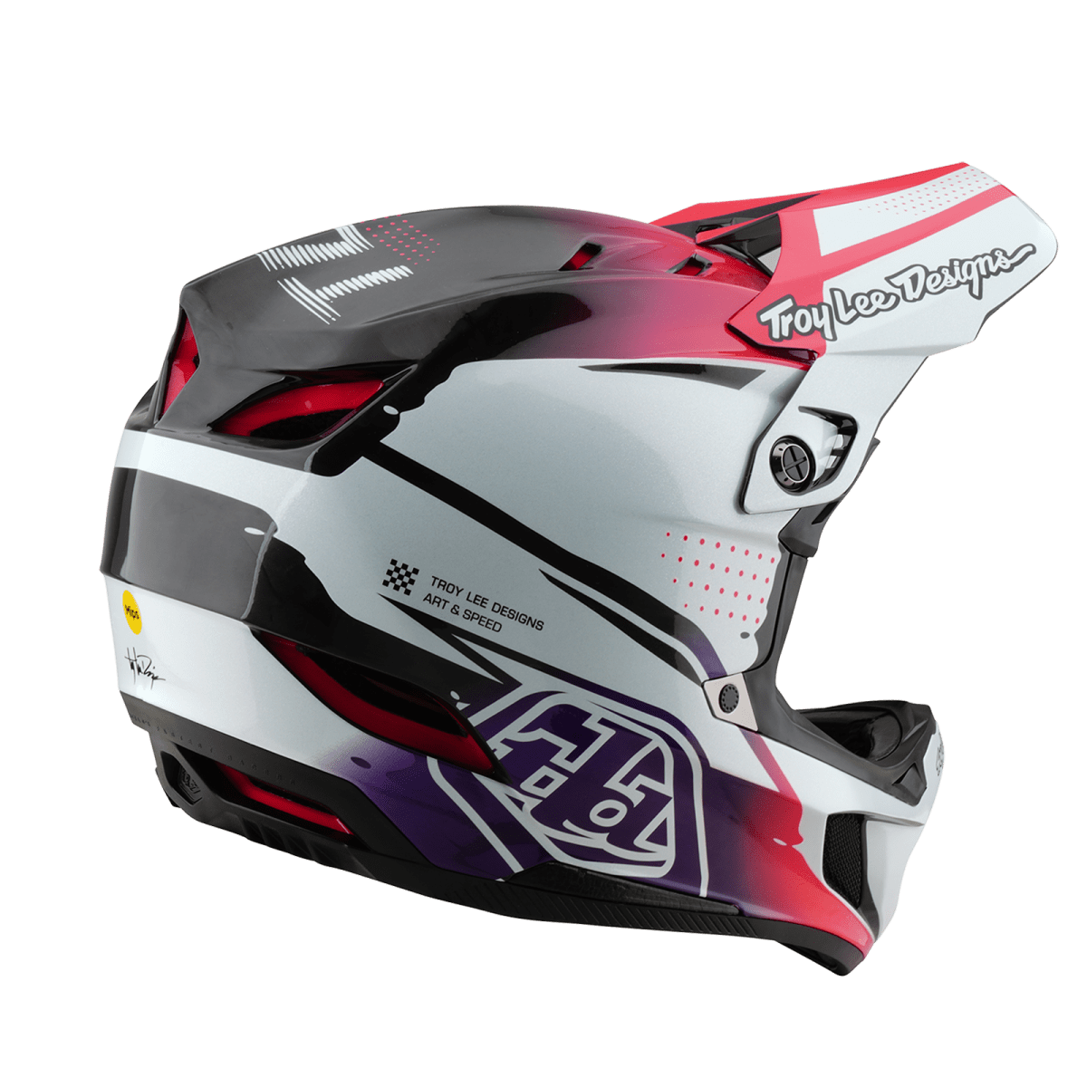 D4 Carbon Helmet Drip White4