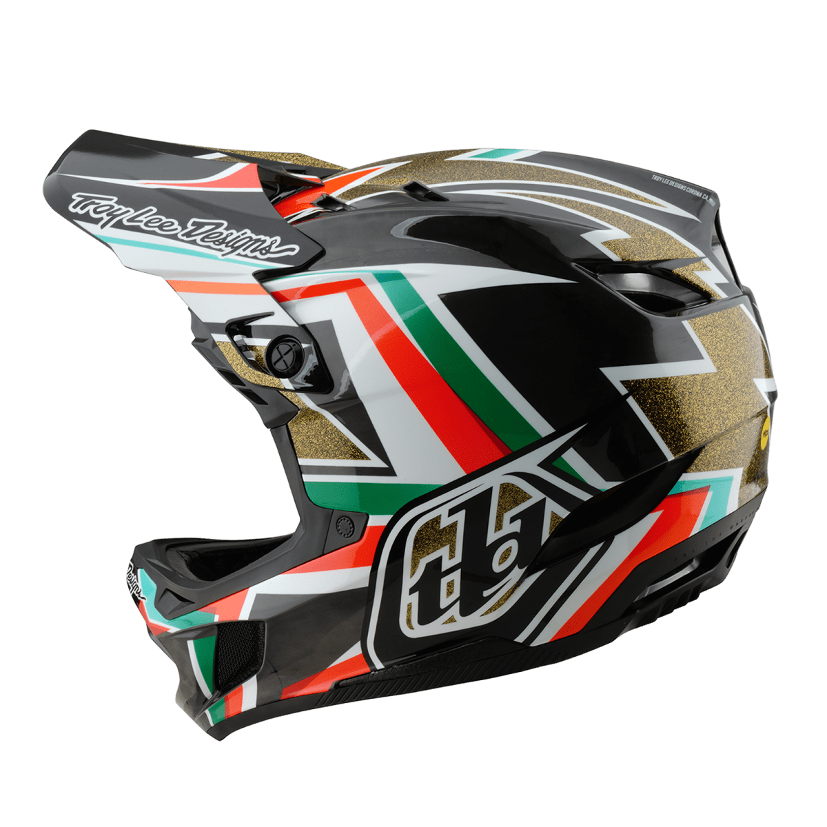 D4 Carbon Helmet Frames Black/Gold2