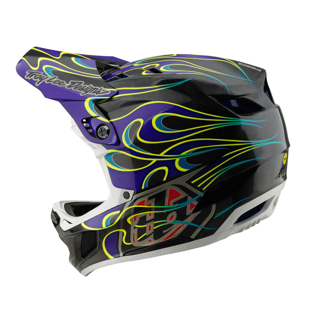 D4 Carbon Helmet Torched Black/Purple2