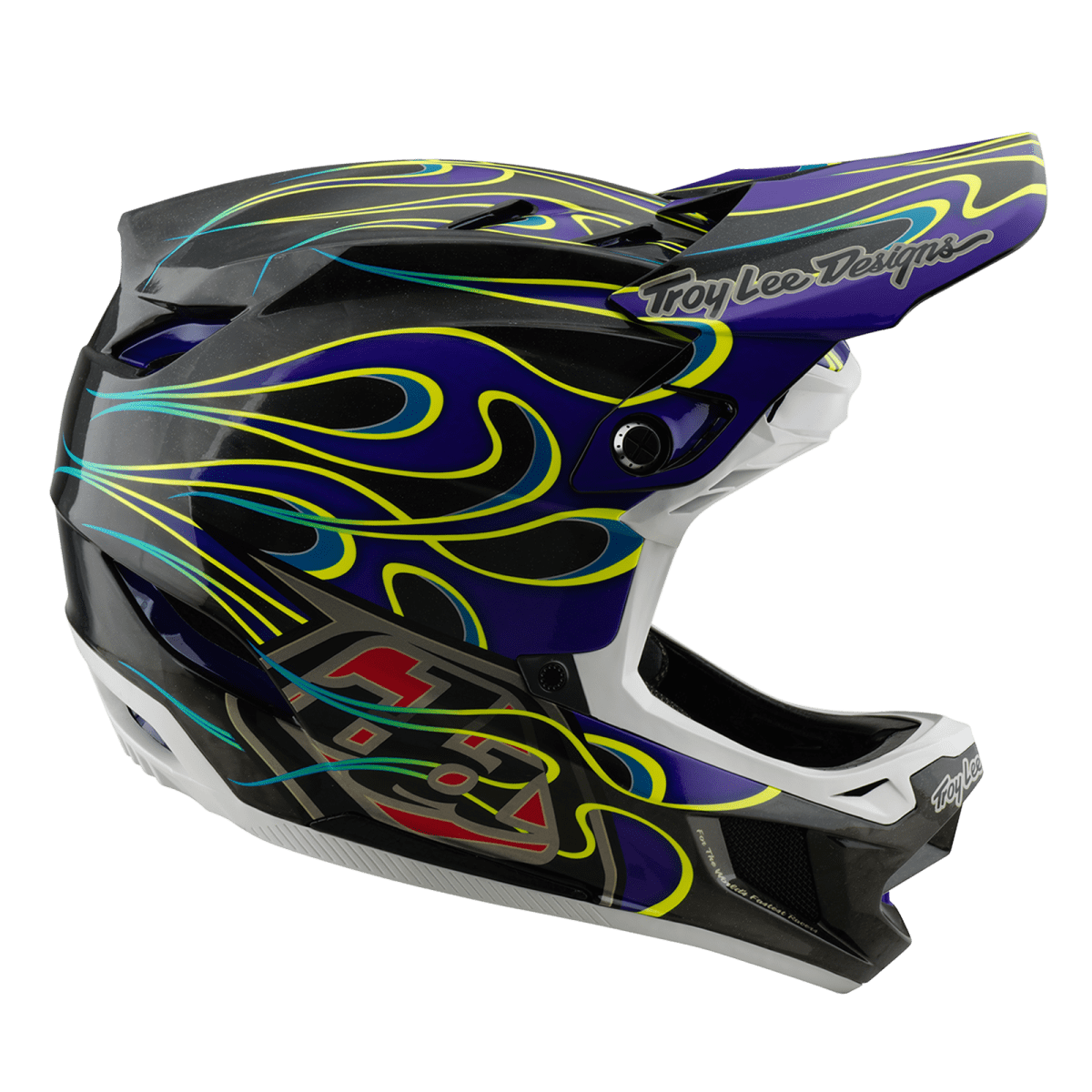 D4 Carbon Helmet Torched Black/Purple5