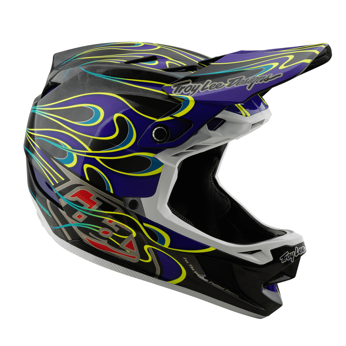 D4 Carbon Helmet Torched Black/Purple6