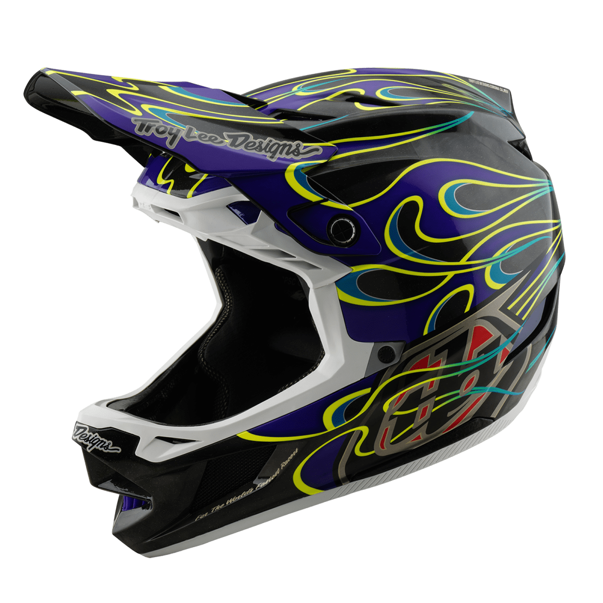 D4 Carbon Helmet Torched Black/Purple7