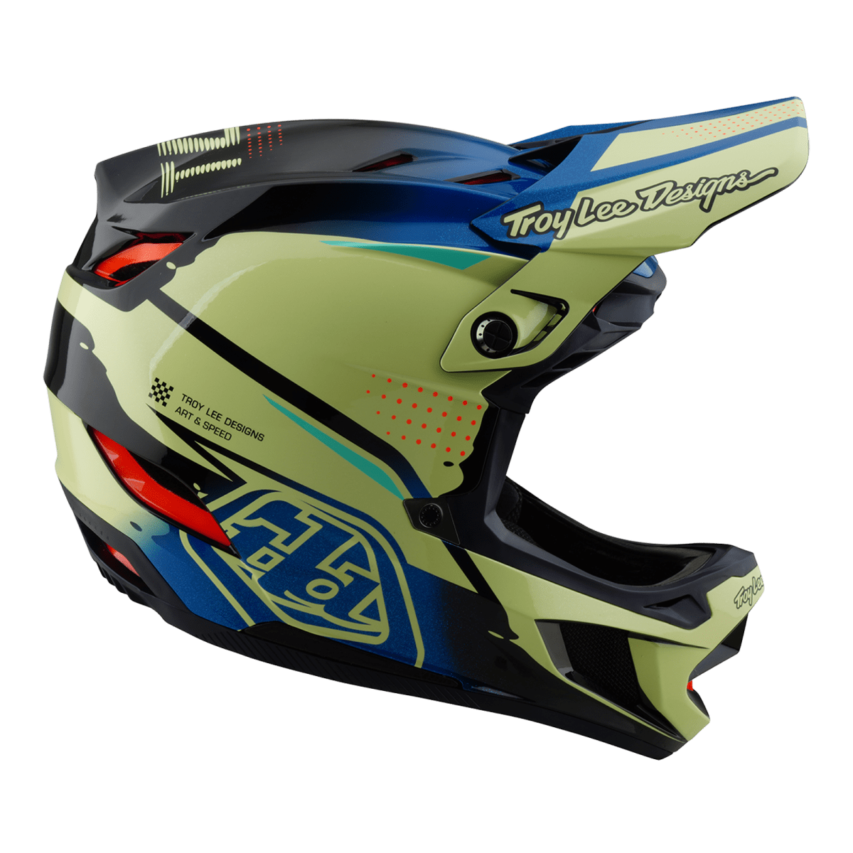 D4 Composite Helmet Drip Glo Yellow5