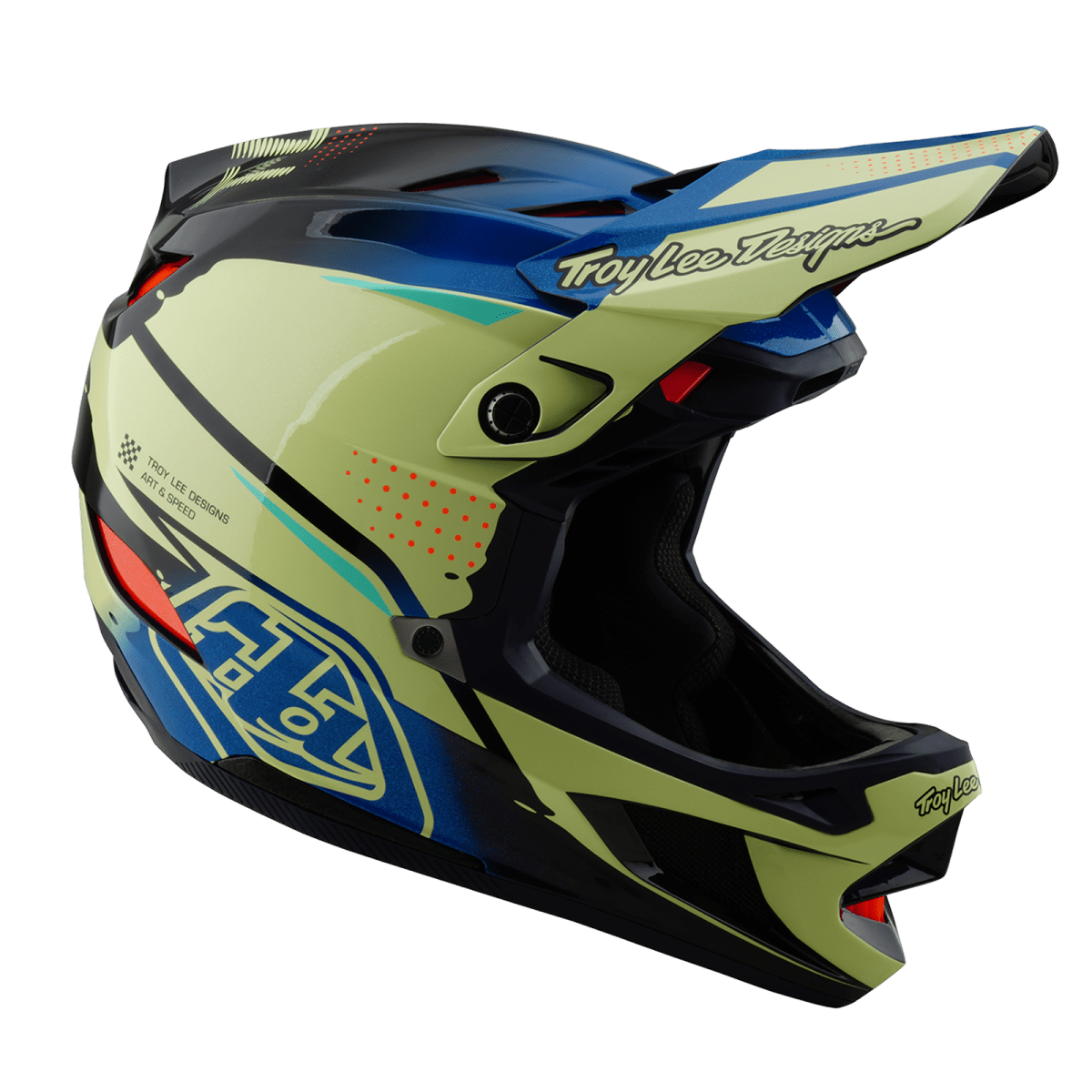 D4 Composite Helmet Drip Glo Yellow6