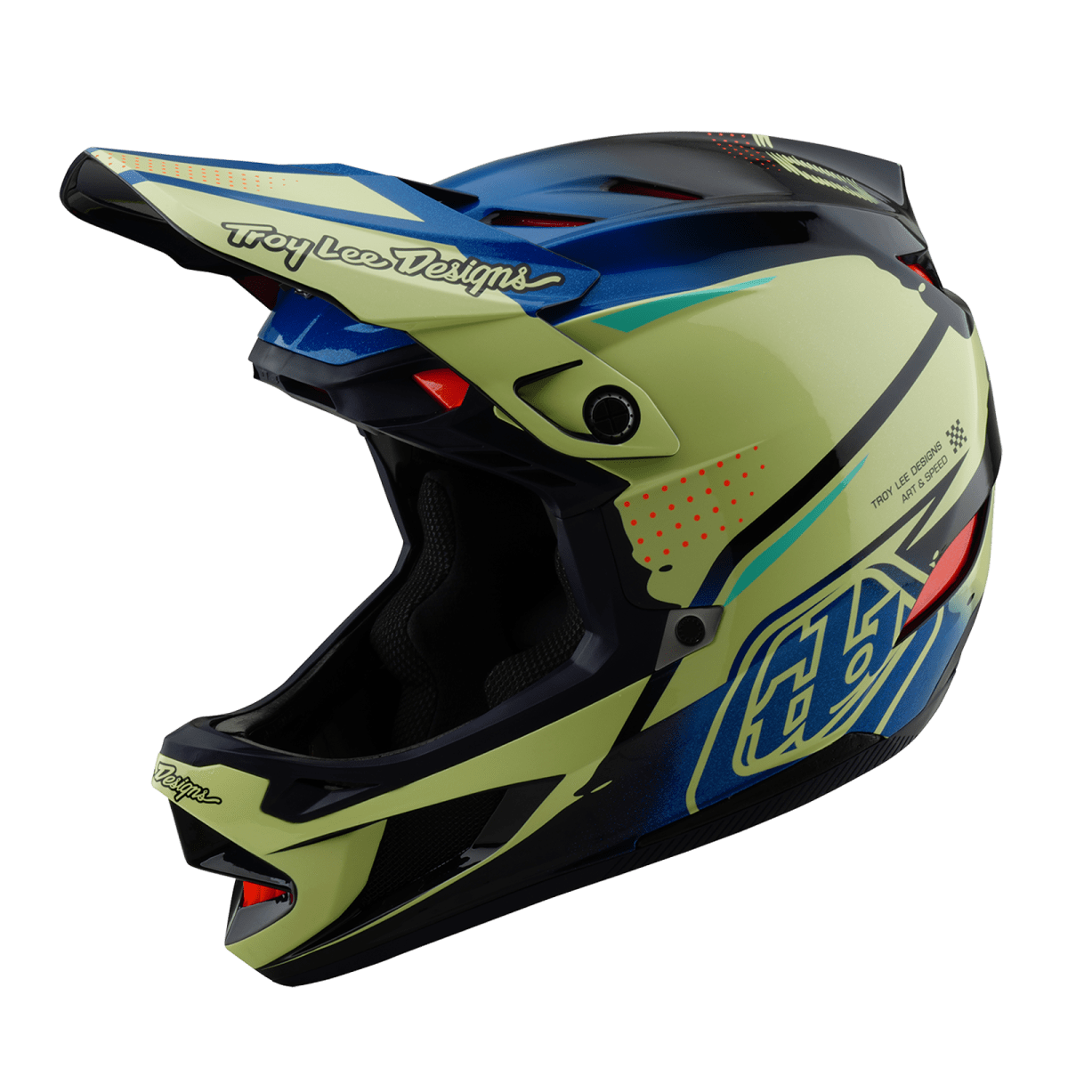 D4 Composite Helmet Drip Glo Yellow7