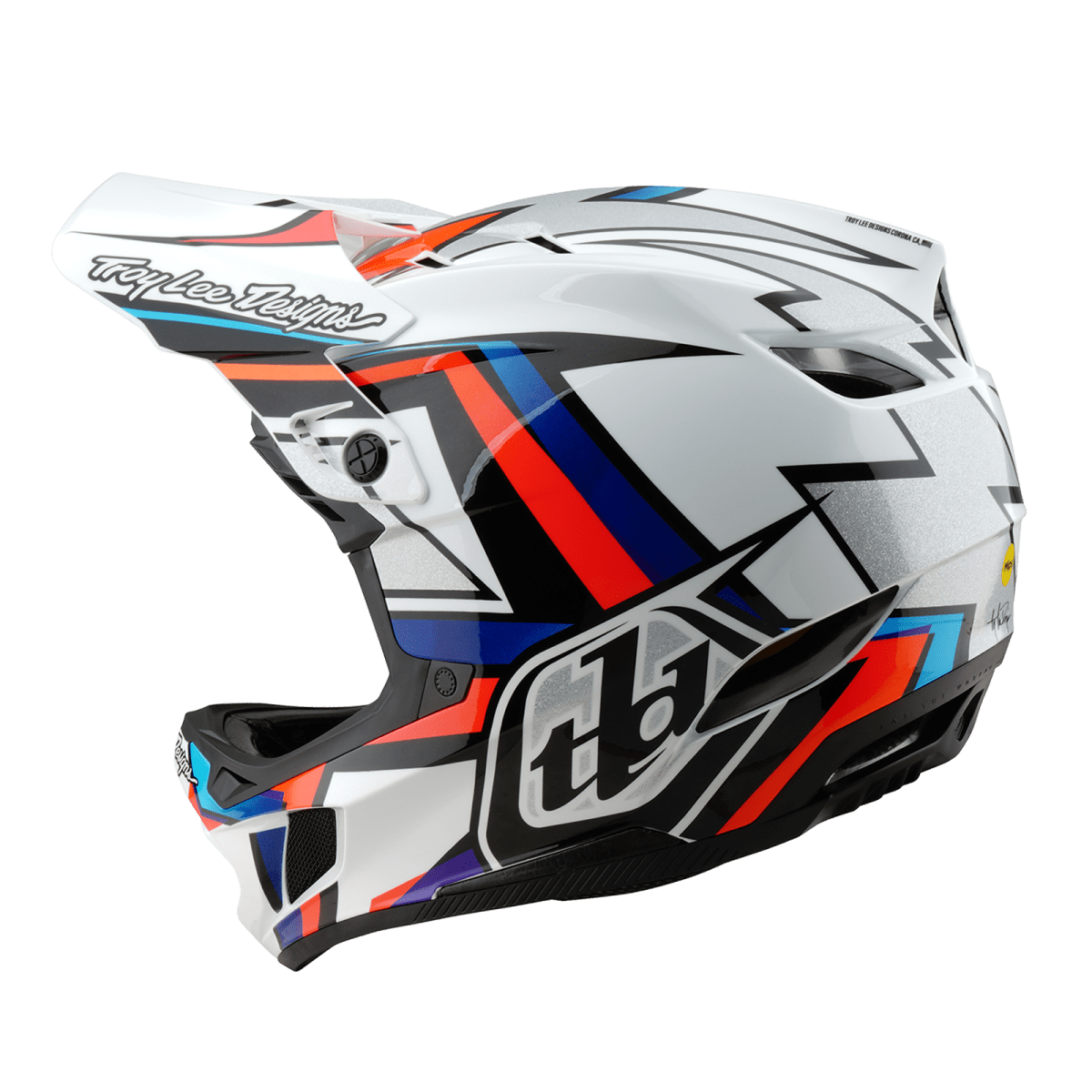 D4 Composite Helmet Frames White/Silver2