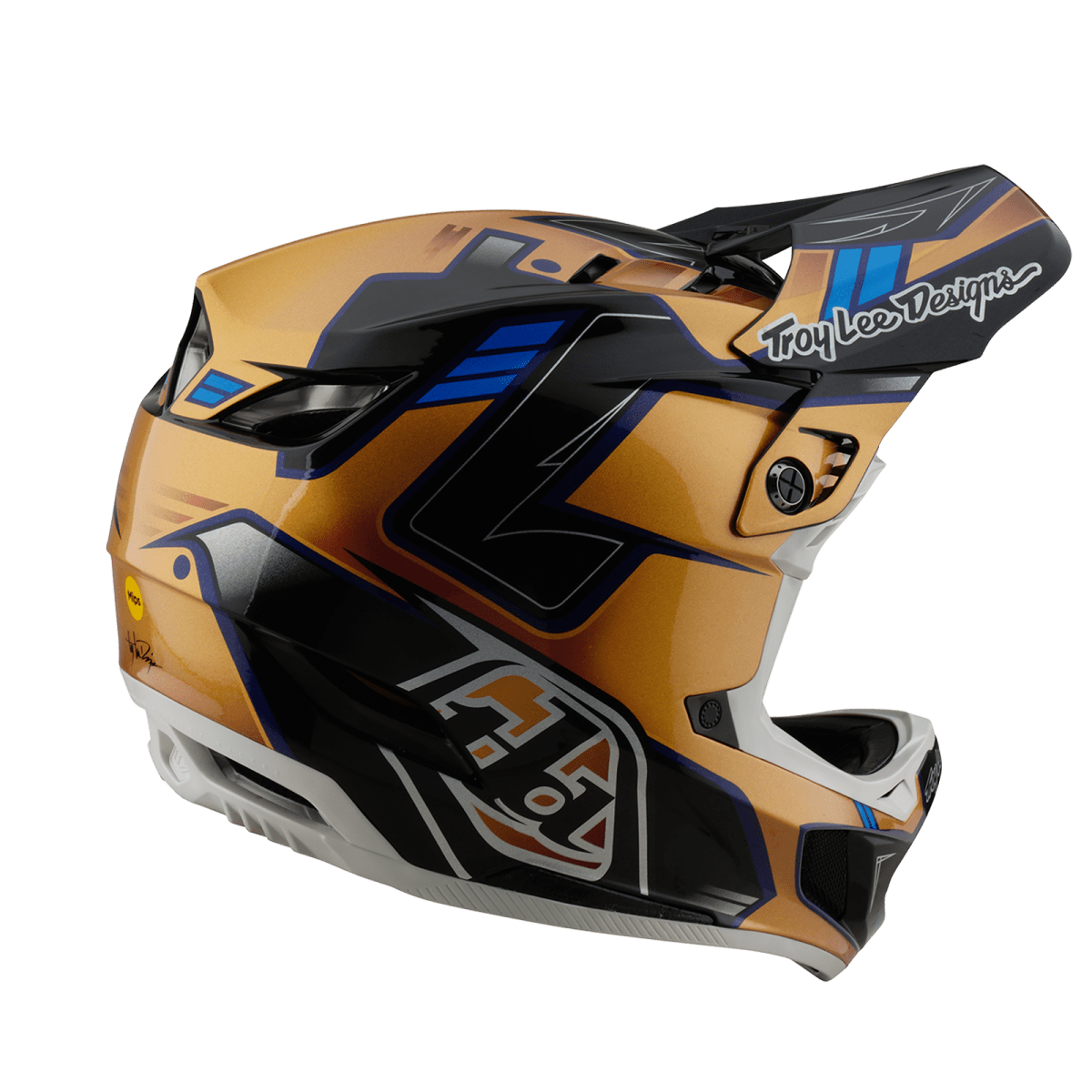 D4 Composite Helmet Royalty Black/Gold4