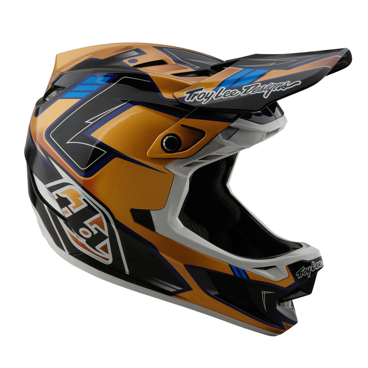 D4 Composite Helmet Royalty Black/Gold6