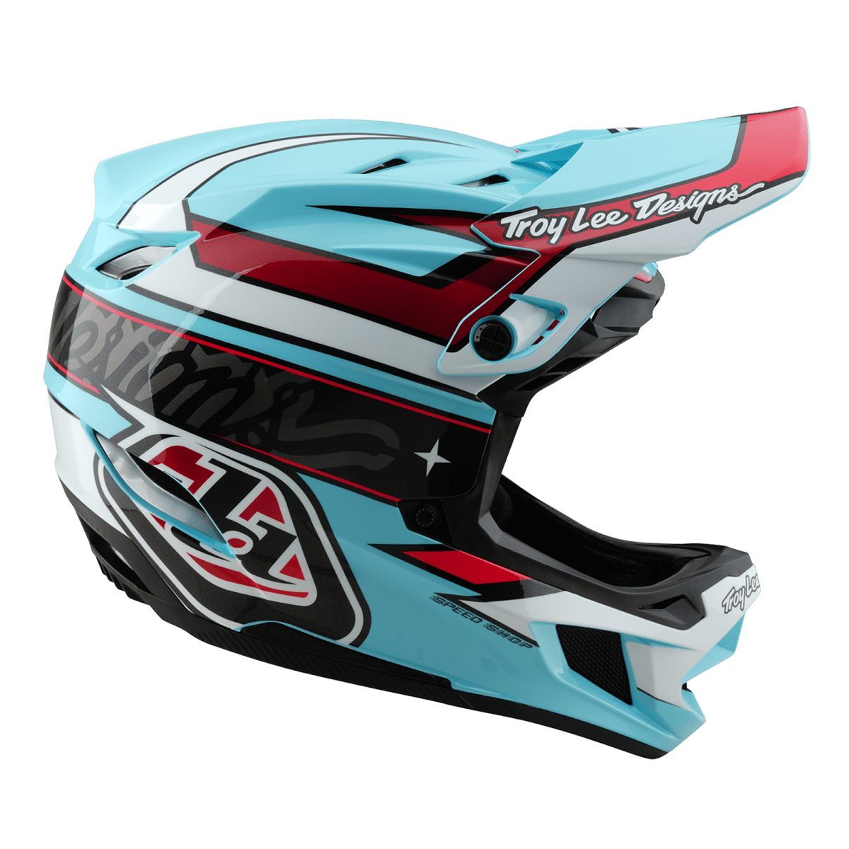 D4 Polyacrylite Helmet Linear Blue5