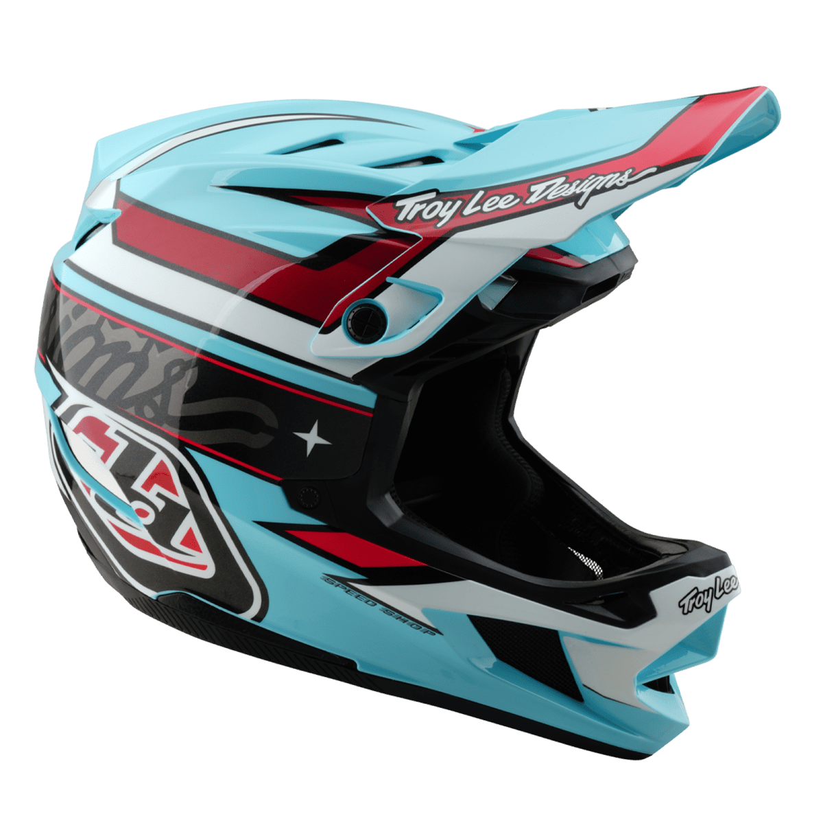 D4 Polyacrylite Helmet Linear Blue6
