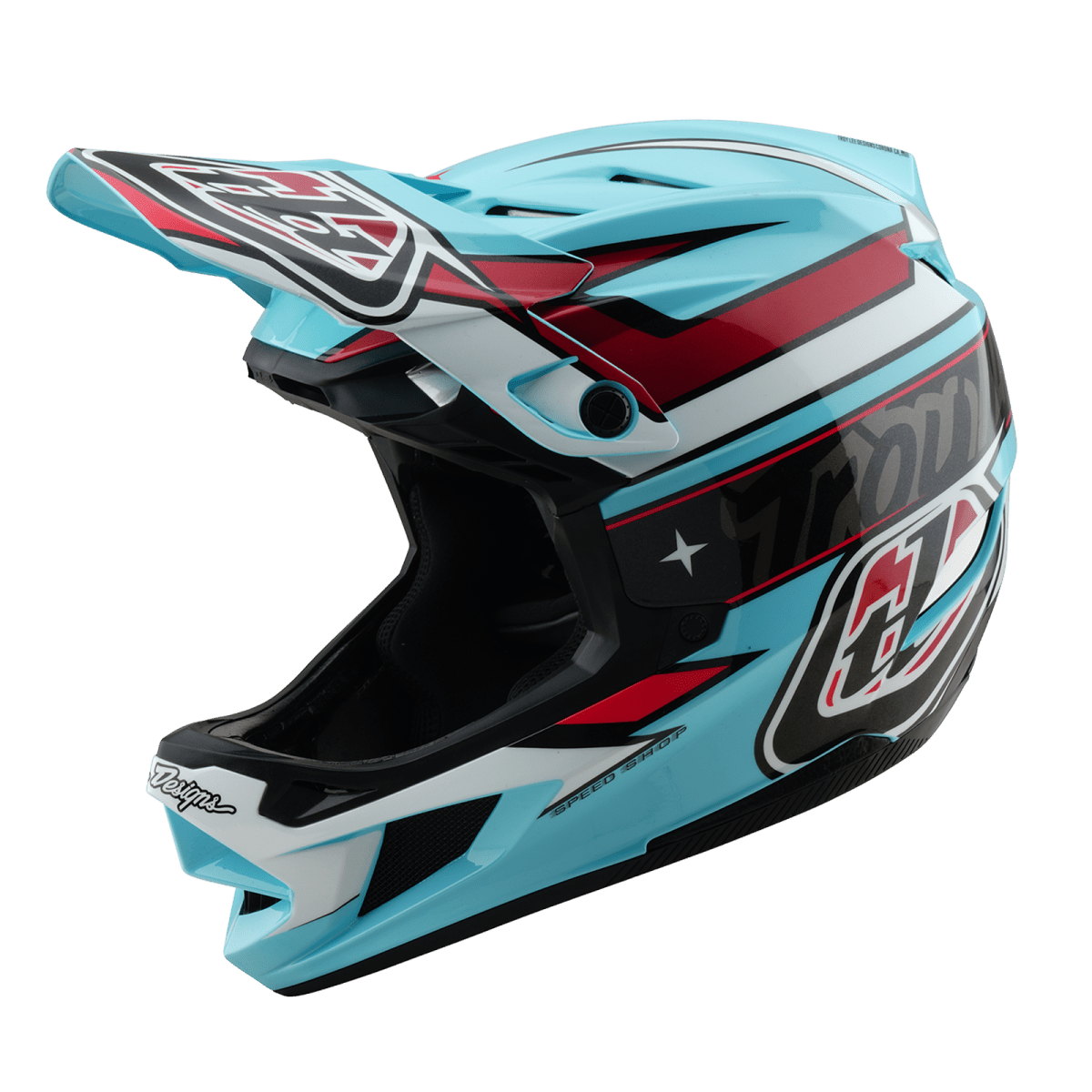 D4 Polyacrylite Helmet Linear Blue7