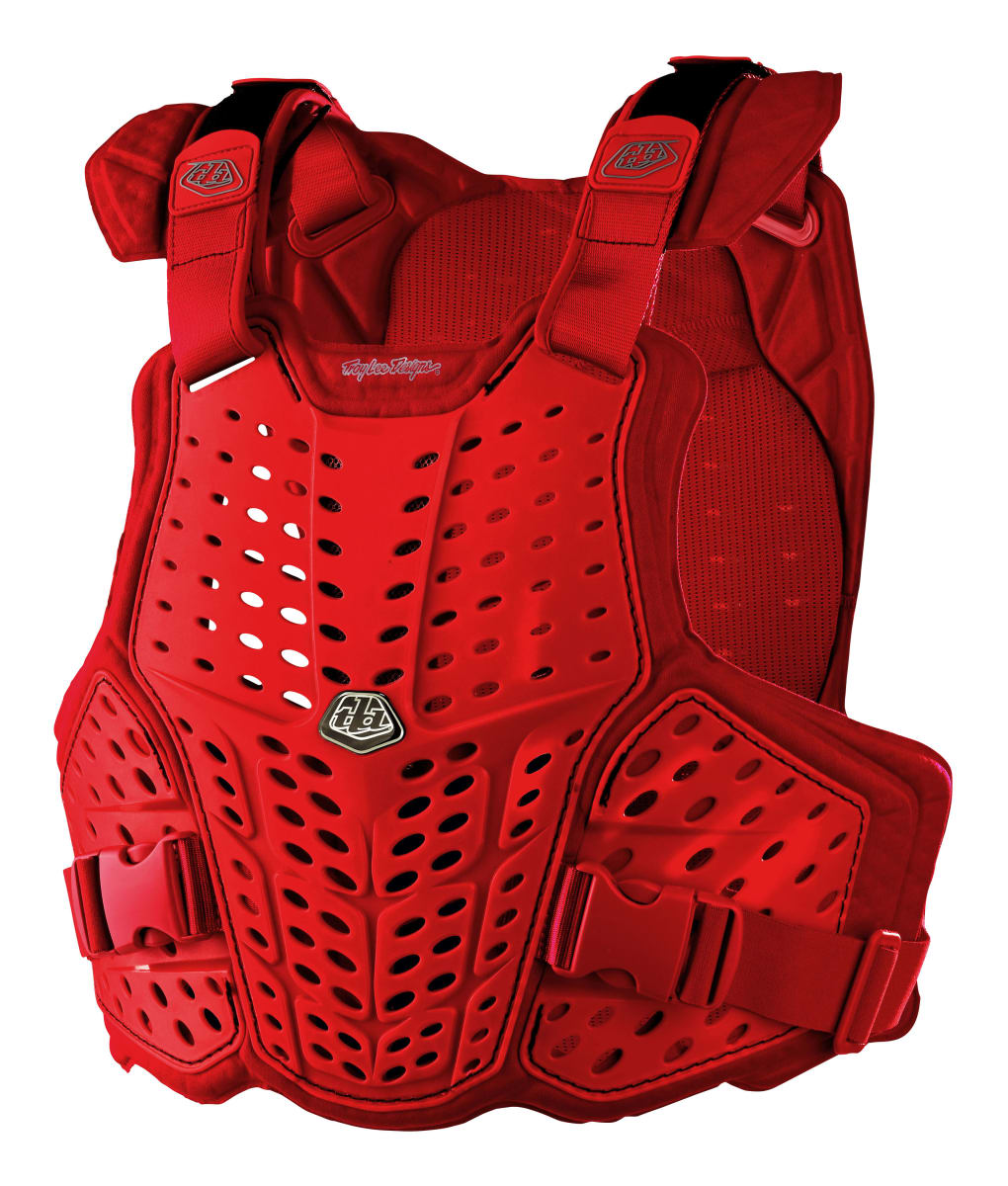 Rockfight CE Flex Chest Protector Solid Red1