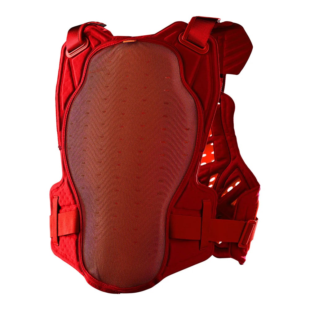 Rockfight CE Flex Chest Protector Solid Red2