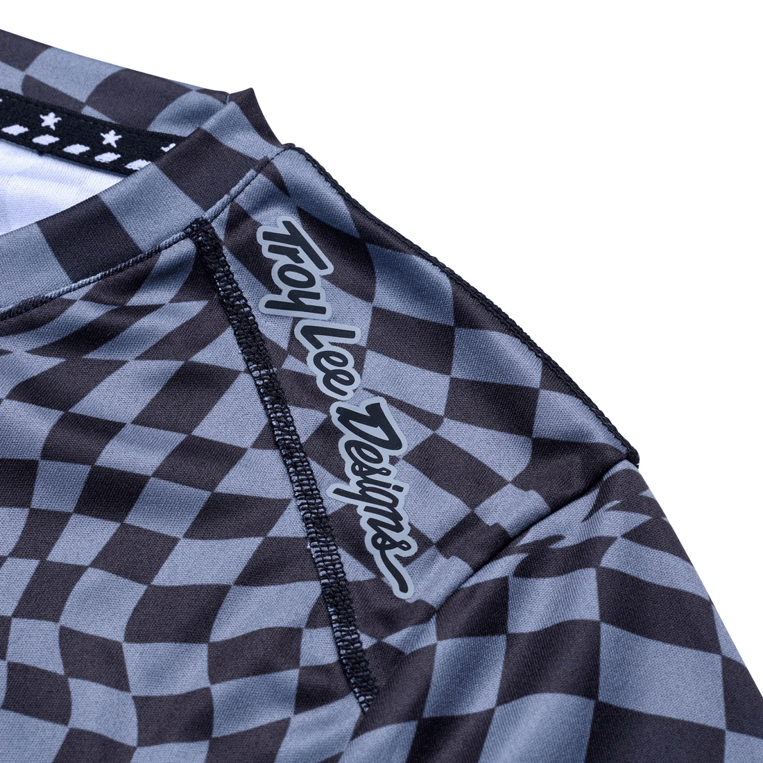 Womens Lilium SS Jersey Twisted Checkers Black3
