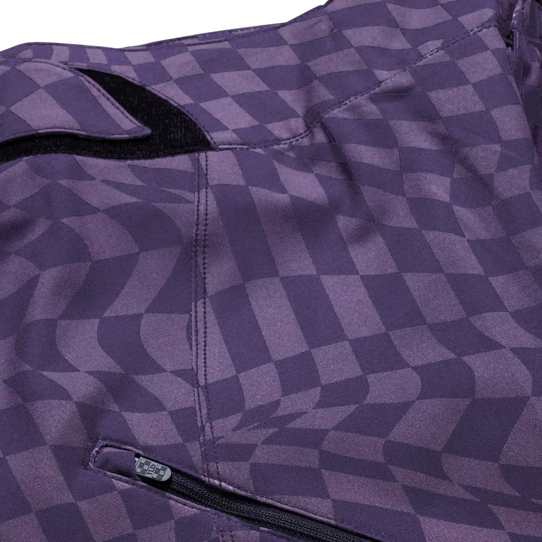 Women Lilium Pant Twisted Checkers Purple3
