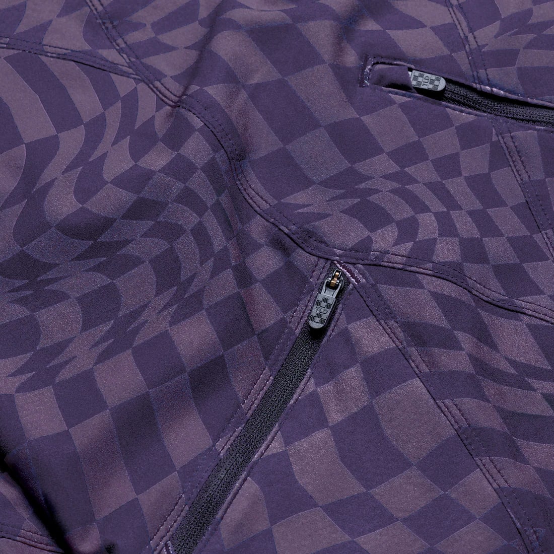 Women Lilium Pant Twisted Checkers Purple4