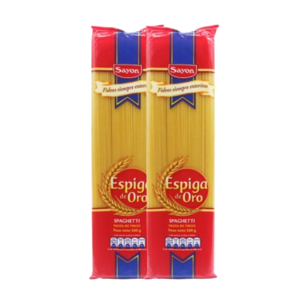 PACK 2 ESPIGA DE ORO SPAGHETTI 450G PLAZA MULTIPACK