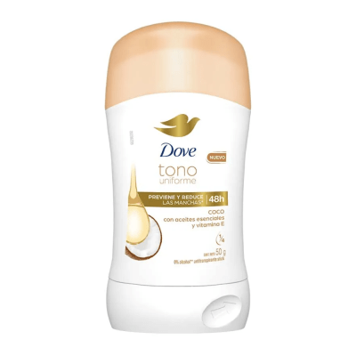 DESODORANTE DOVE 50GR COCO /BARRA TONO UNIFORME