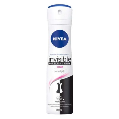 DESODORANTE NIVEA INVISIBLE CLEAR 150ML SPRAY