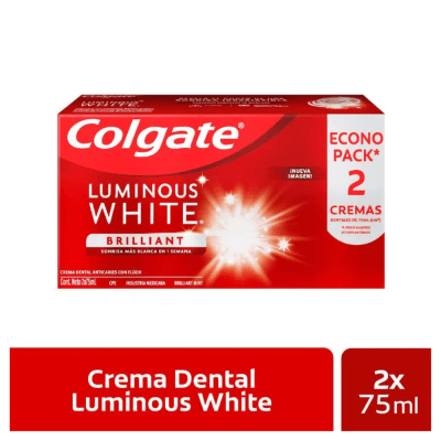 COLGATE LUMINOUS WHITE 75ML 2UND BRILLANT