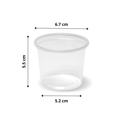 AJICERO 4 ONZAS CACER TRANSPARENTE CON TAPA