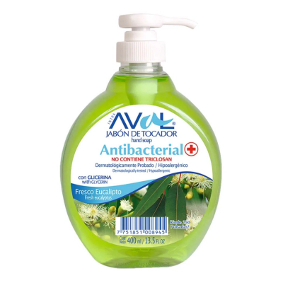 JABON LIQUIDO AVAL ANTIBACTERIAL 400ML EUCALIPTO