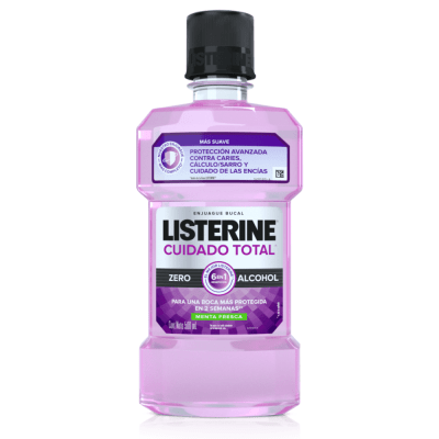 LISTERINE CUIDADO TOTAL 6EN1 180ML ZERO