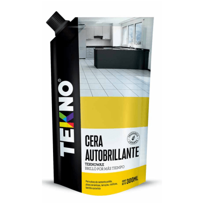 CERA TEKNOWAX AUTOBRILLANTE 300ML AMARILLA