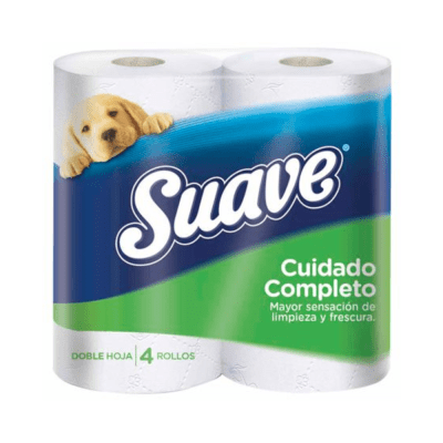 PAPEL HIGIENICO SUAVE VERDE 4UND
