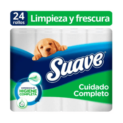PAPEL HIGIENICO SUAVE VERDE 24UND