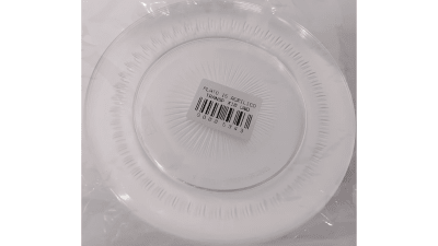 PLATO 15 ACRILICO TRANSPARENTE 10UND EUROPEA