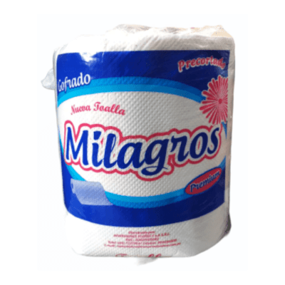 PAPEL TOALLA MILAGROS BLANCO
