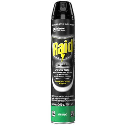 RAID ACCION TOTAL SPRAY 262G/400ML