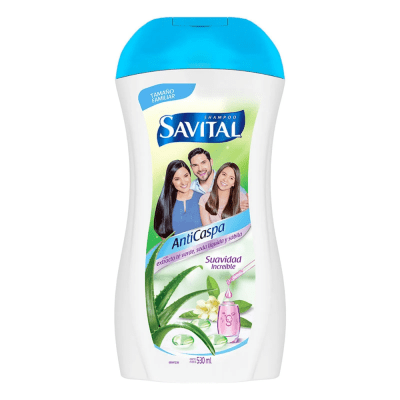 SHAMPOO SAVITAL 530ML ANTICASPA TE VERDE