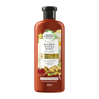 HERBAL ESSENCES ACONDICIONADOR 400ML BOURBON MANUKA
