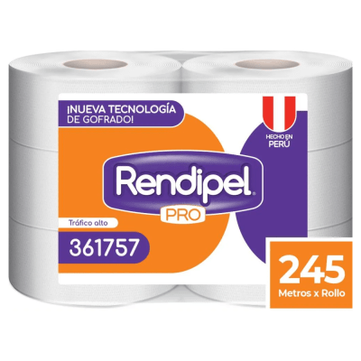 PAPEL HIGIENICO RENDIPEL PRO UH 245 MT