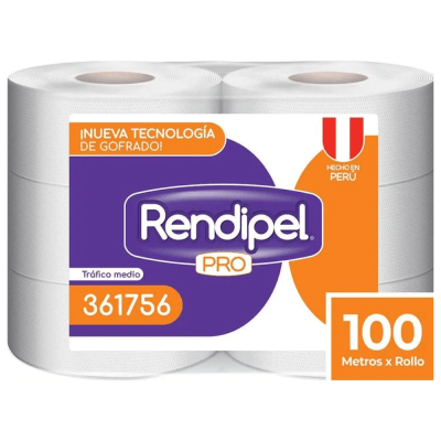 PAPEL HIGIENICO RENDIPEL PRO DH 100 MT