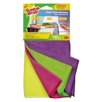 SCOTCH BRITE PAÑO MICROFIBRA 4UND